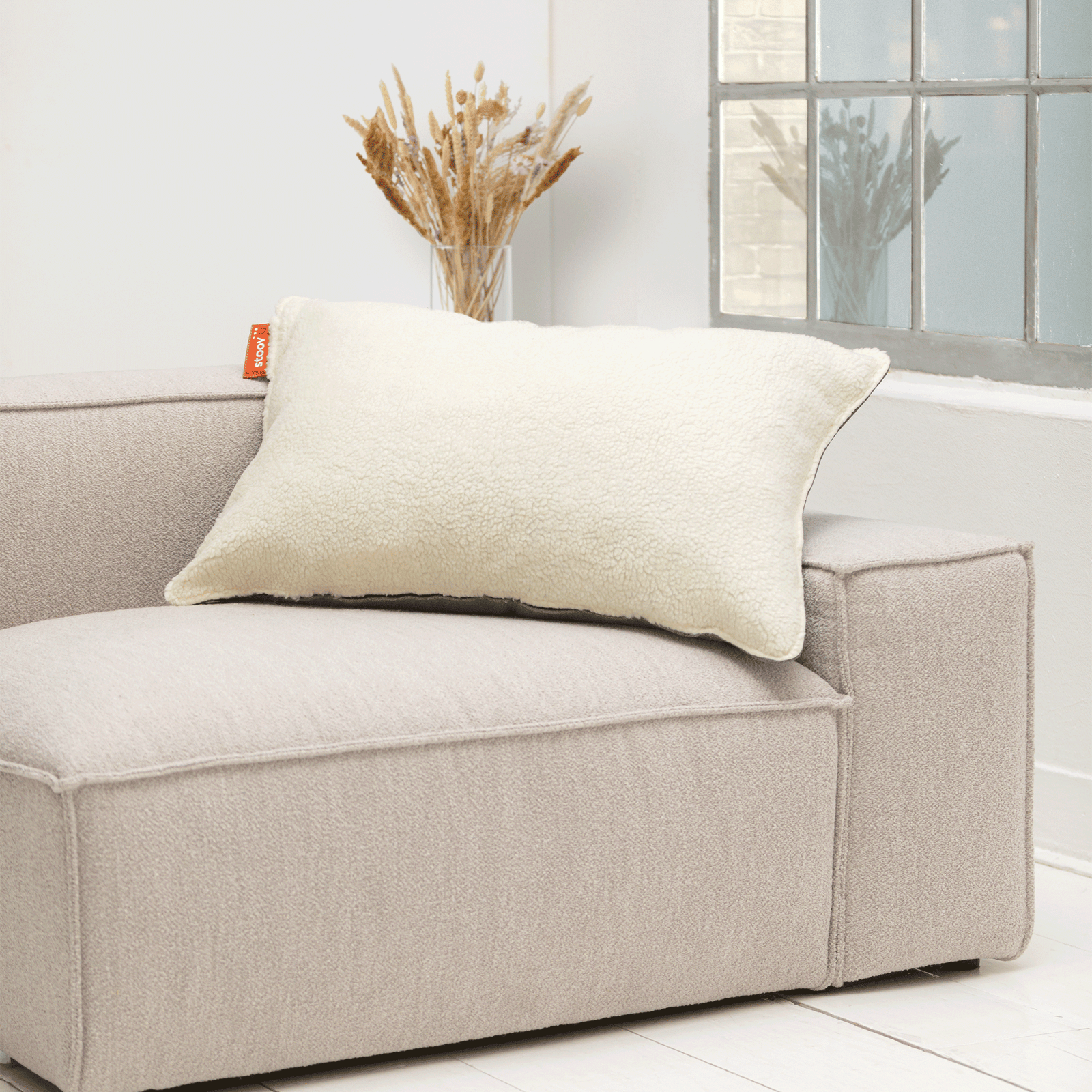 Ploov | 60x90 Woolly White