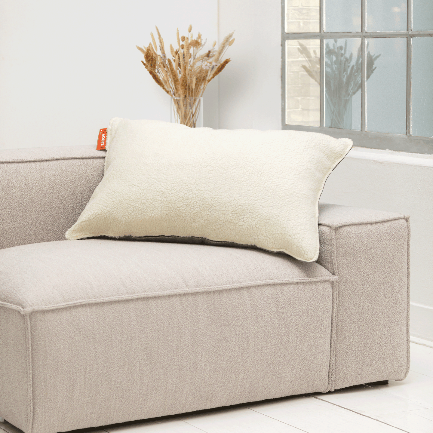 Ploov | 60x90 Woolly White